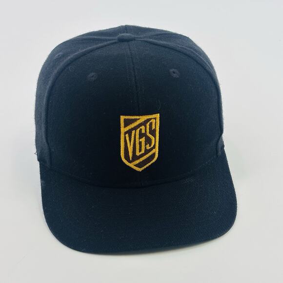 Vintage Voodoo Glow Skulls VGS Hat Cap SnapBack 90’s Black Gold - Picture 1 of 6